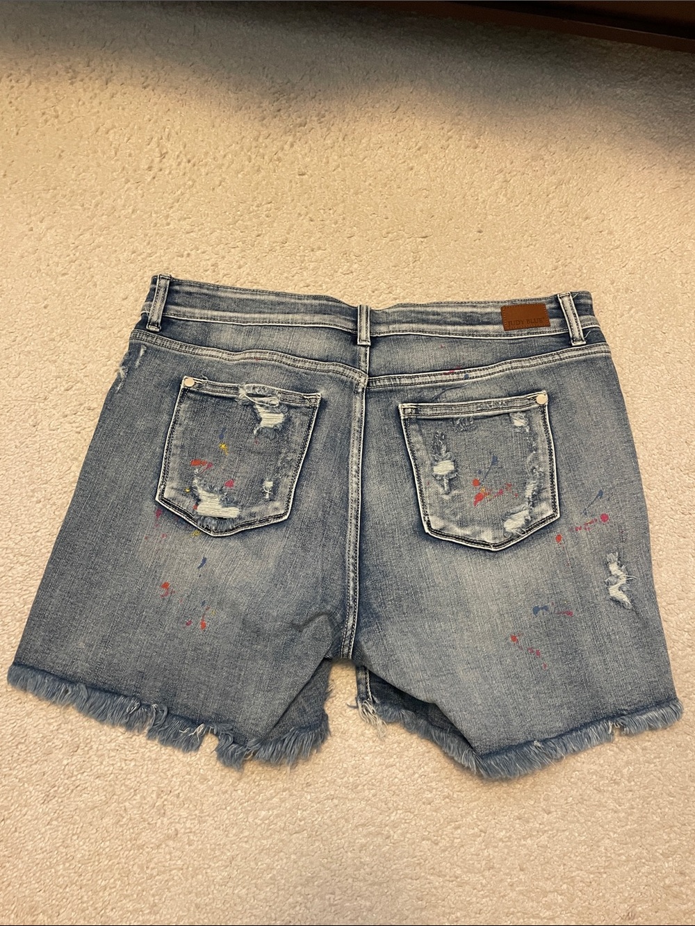 Lot of Two Judy Blue Distressed Denim Shorts - Picture 7 of 7
